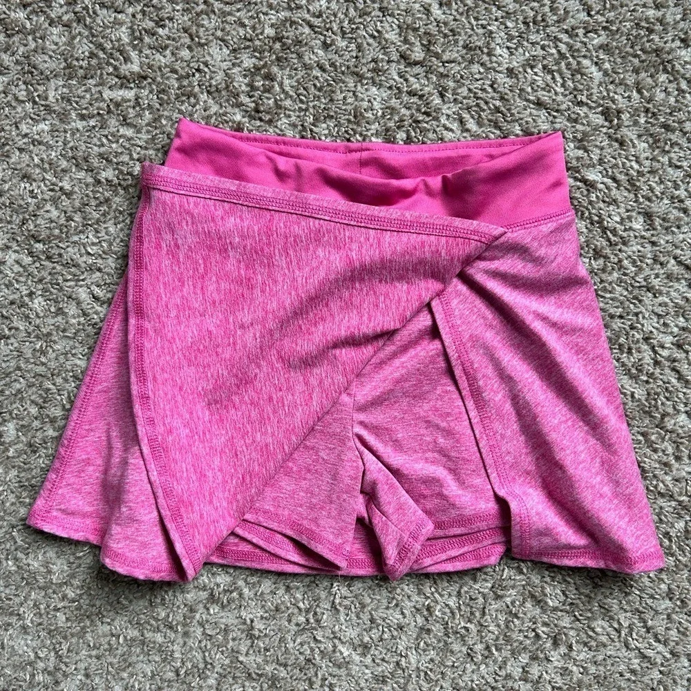 OshKosh B'gosh Girls Pink Heathered Active Wrap Skort I Size 8 I GREAT condition